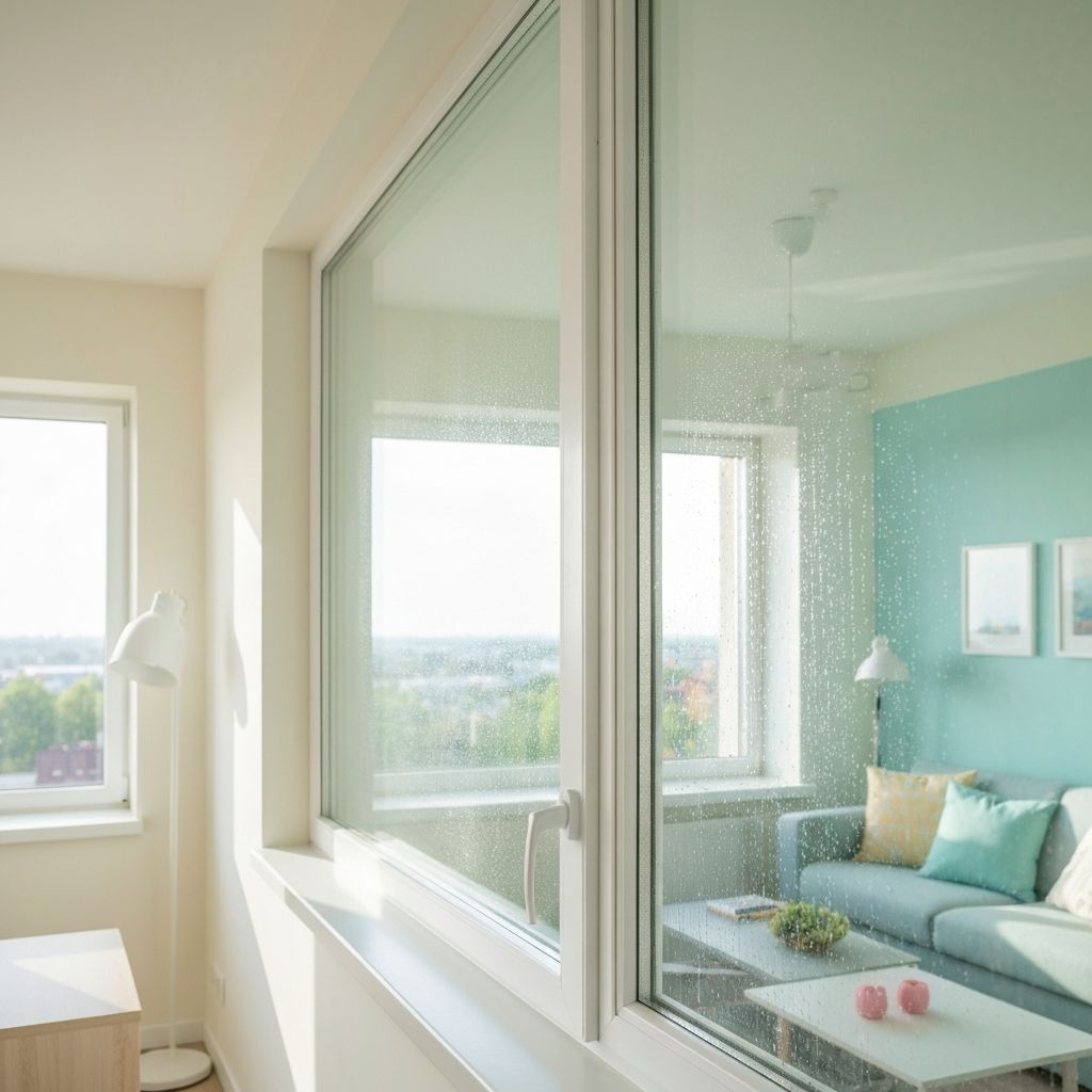 창문 청소 과정